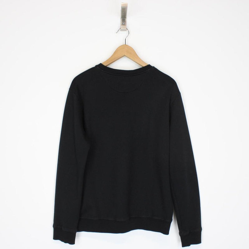 Valentino VLTN Print Black Cotton Sweatshirt Jumper