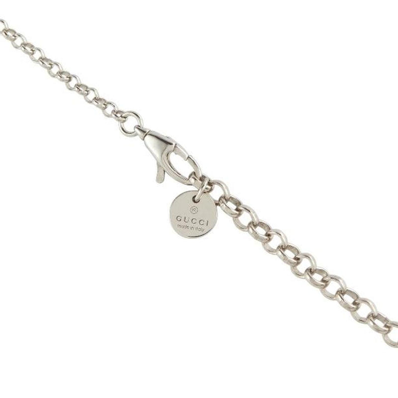 Gucci Interlocking G Pendant Sterling Silver Necklace