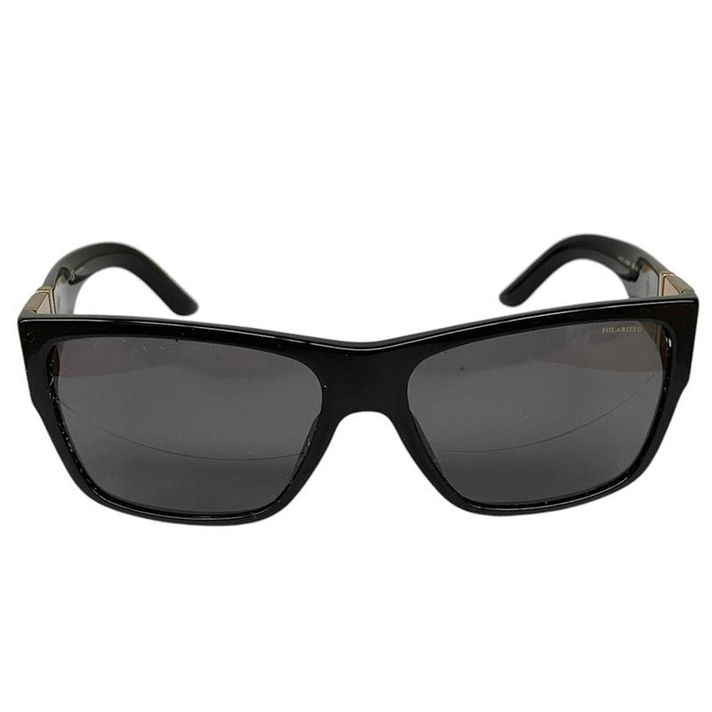 Versace Black and Gold 4296 Greca Square Sunglasses