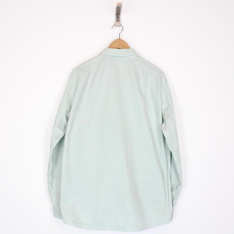 Stone Island SS 2015 Mint Green Full Zip Overshirt Jacket