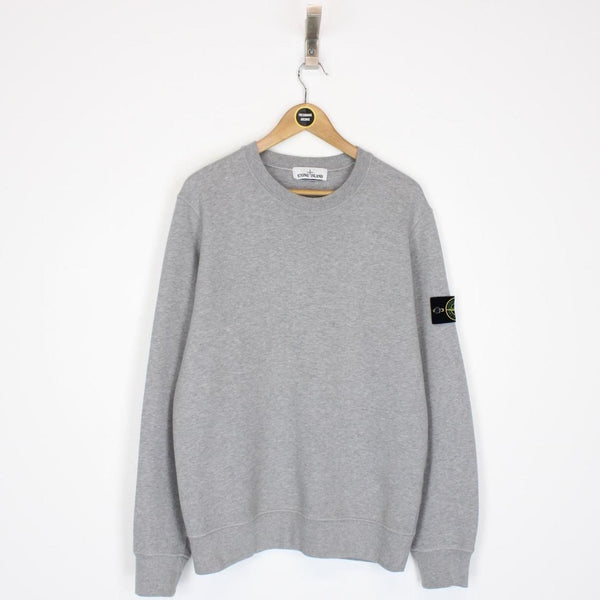 Stone Island AW 2020 Grey Cotton Sweatshirt Jumper