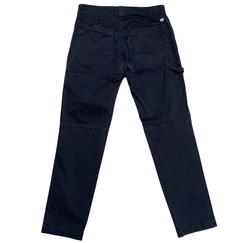 CP Company Navy Blue Slim Fit Lens Cargo Trousers