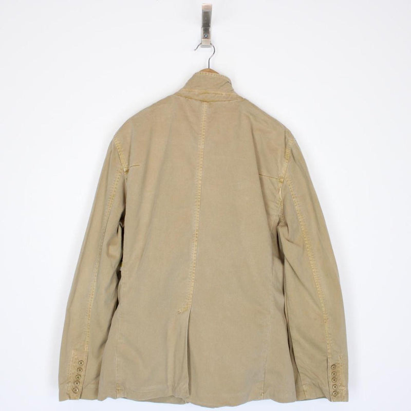 Armani Exchange Tan Brown Cotton Field Jacket