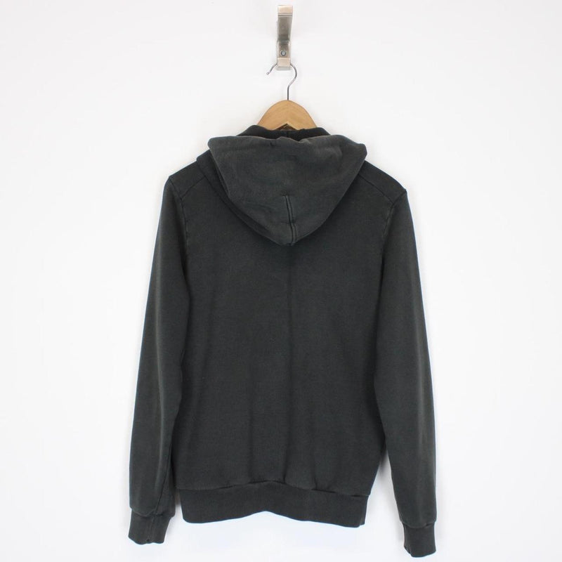 Stone Island SS 2014 Black Cotton Full Zip Hoodie Jumper