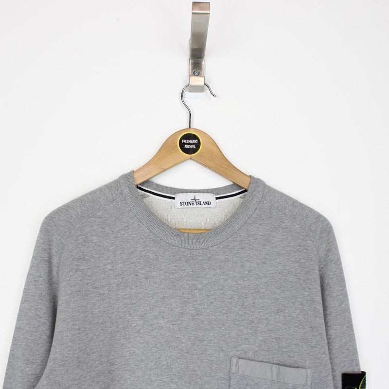 Stone Island SS 2015 Grey Cotton Sweatshirt Jumper