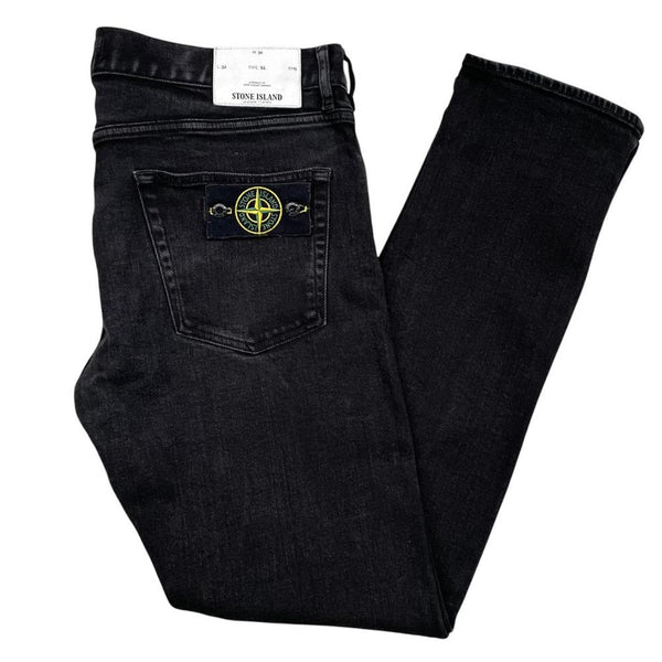 Stone Island AW 2018 Black Slim Fit Denim Jeans