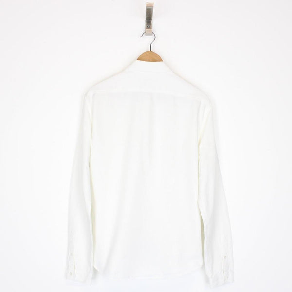 Burberry Prorsum White Long Sleeve Cotton Shirt