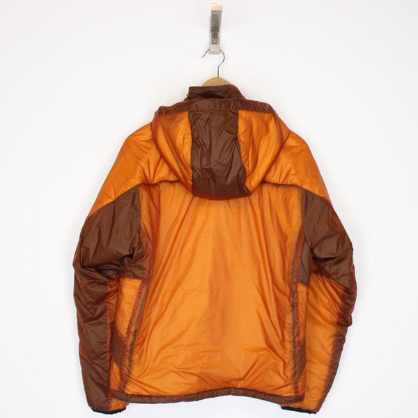 CP Company Outline Orange Full Zip Lens Primaloft Hooded Jacket