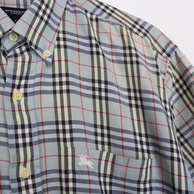 Burberry London Blue Nova Check Short Sleeve Shirt