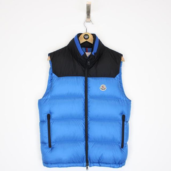 Moncler Ophrys Blue and Black Down Gilet / Bodywarmer Jacket