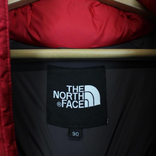 Vintage 90s The North Face Red and Grey 700 Down Puffer Jacket