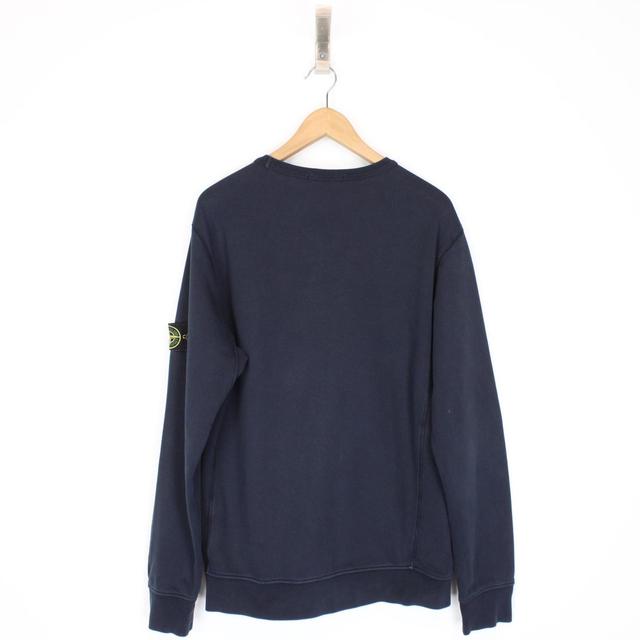 Stone Island SS 2019 Navy Blue Cotton Sweatshirt Jumper