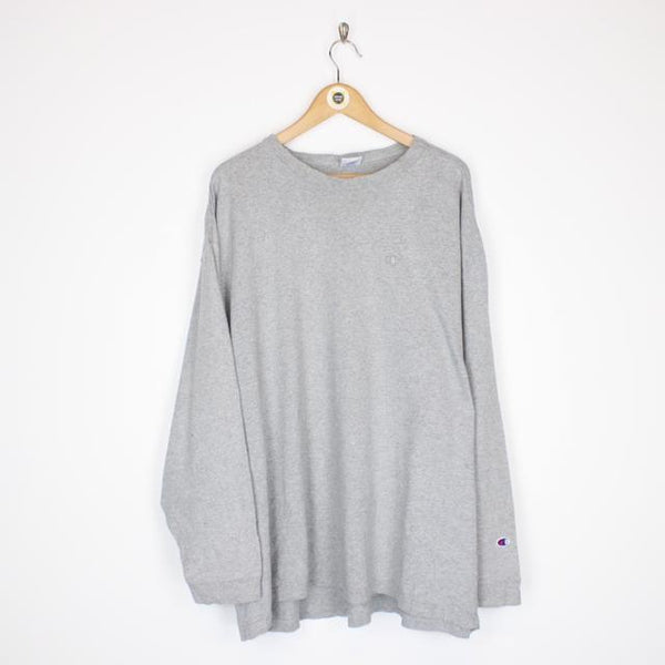 Vintage 90’s Champion Grey Crew Neck Sweatshirt Jumper