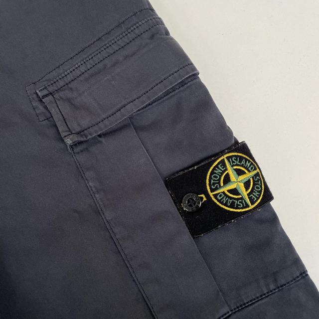 Stone Island AW 2017 Navy Blue RE-T Fit Cargo Trousers