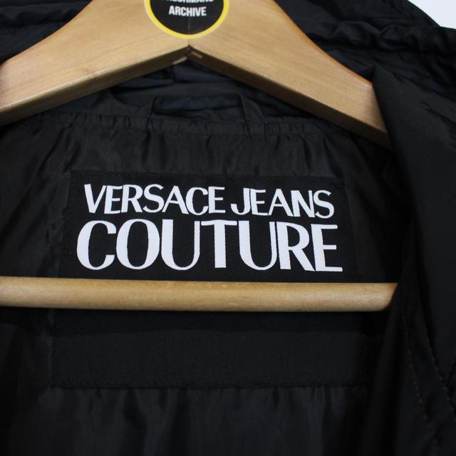 Versace Jeans Couture Black and Gold Baroque Jacket