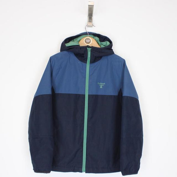 Barbour Navy and Blue Full Zip Waterproof Jacket