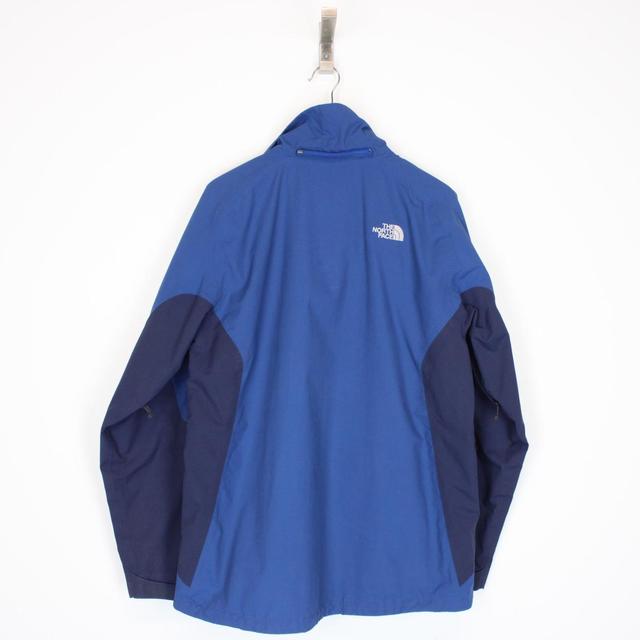 Vintage The North Face Blue and Navy Full Zip Hyvent Waterproof Jacket