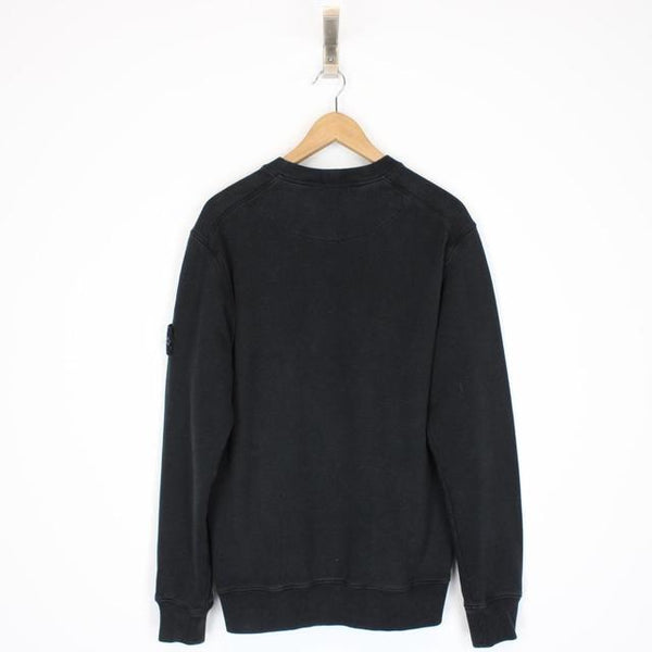 Stone Island AW 2021 Black Cotton Sweatshirt Jumper