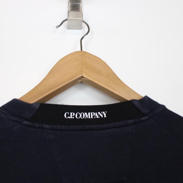 CP Company Navy Blue Goggle Sweatshirt Jumper