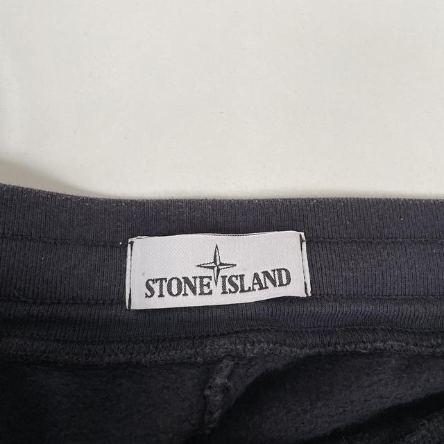 Stone Island AW 2016 Navy Blue Skinny Fit Cotton Tracksuit Bottoms / Joggers