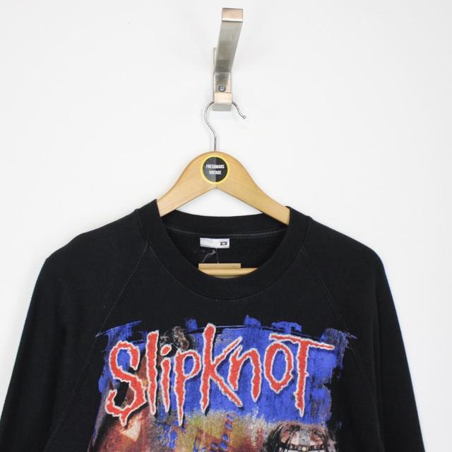 Vintage 2000 Slipknot Black and Multicoloured Graphic Sweatshirt