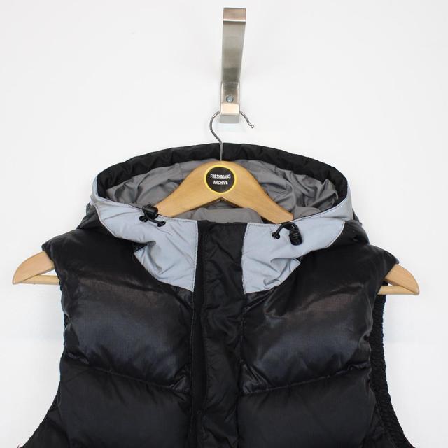 Armani Exchange Black Down Hooded Gilet / Bodywarmer