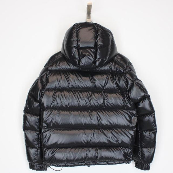 Moncler Maya Black Full Zip Down Puffer Jacket