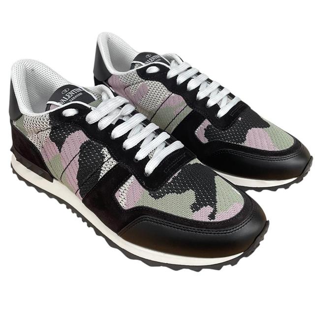 Valentino Garavani Mesh Rockrunner Multicoloured Camo Trainers