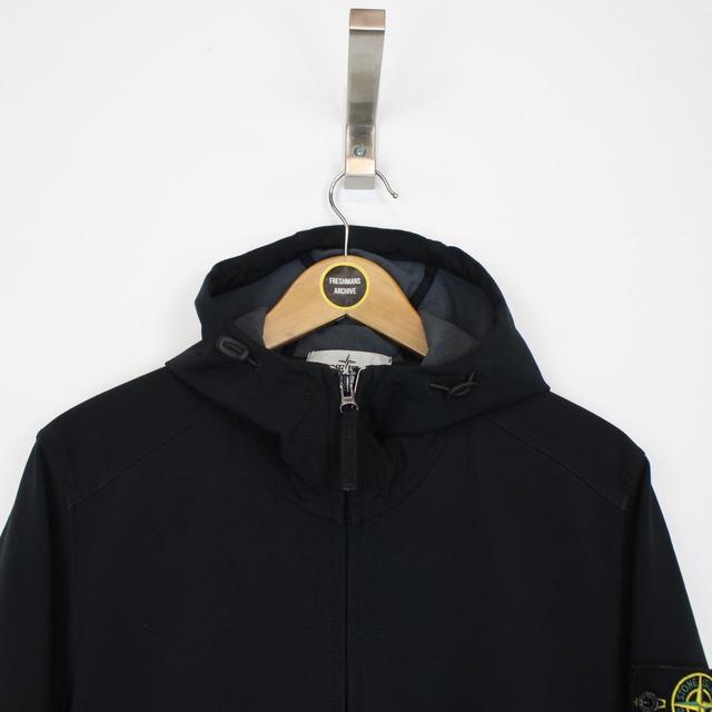 Stone Island AW 2014 Black Full Zip Soft Shell Jacket