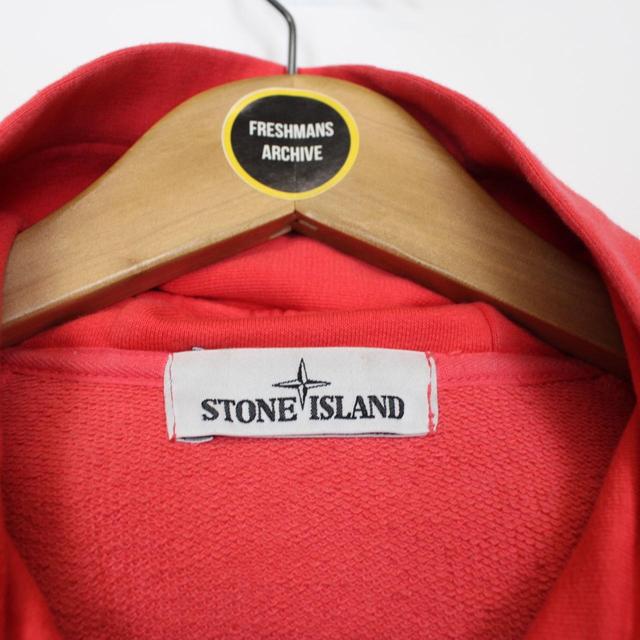 Stone Island SS 2017 Pink Two Tone 1/4 Zip Hoodie Jumper