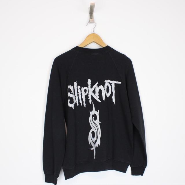 Vintage 2000 Slipknot Black and Multicoloured Graphic Sweatshirt