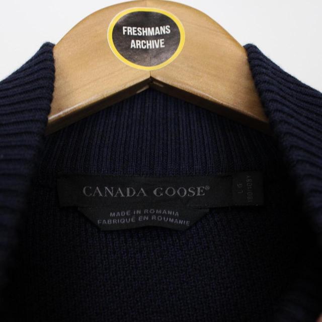 Canada Goose Hybridge Knit Navy Blue Down Gilet / Bodywarmer