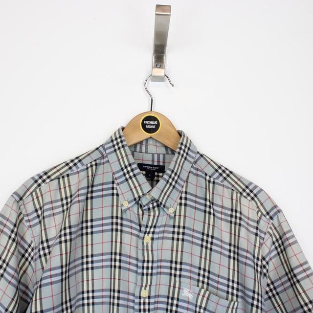 Burberry London Blue Nova Check Short Sleeve Shirt