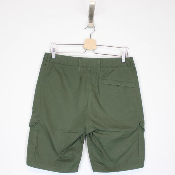 Stone Island SS 2020 Green Bermuda Cotton Cargo Shorts