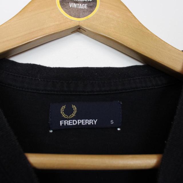 Fred Perry Black and Yellow Short Sleeve T-Shirt