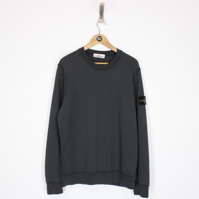 Stone Island SS 2021 Dark Grey Cotton Sweatshirt Jumper