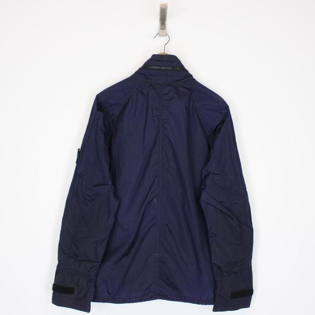 Stone Island SS 2016 Navy Blue Full Zip Nylon Metal Watro Jacket