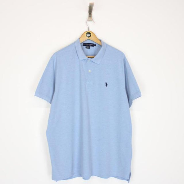 Vintage US Polo ASSN Light Blue Short Sleeve Polo Shirt