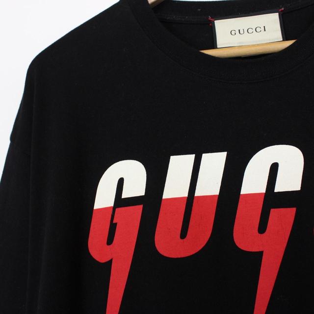 Gucci Blade Print Black Short Sleeve Oversized T-Shirt