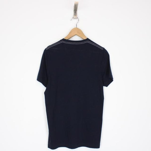 Henri Lloyd Navy Blue and White Short Sleeve T-Shirt