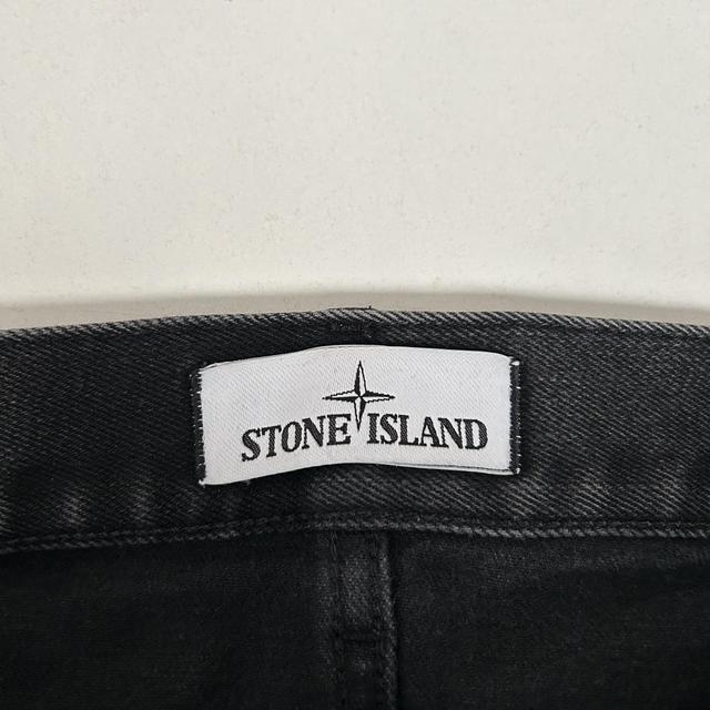 Stone Island SS 2018 Black Regular Tapered Fit Denim Jeans