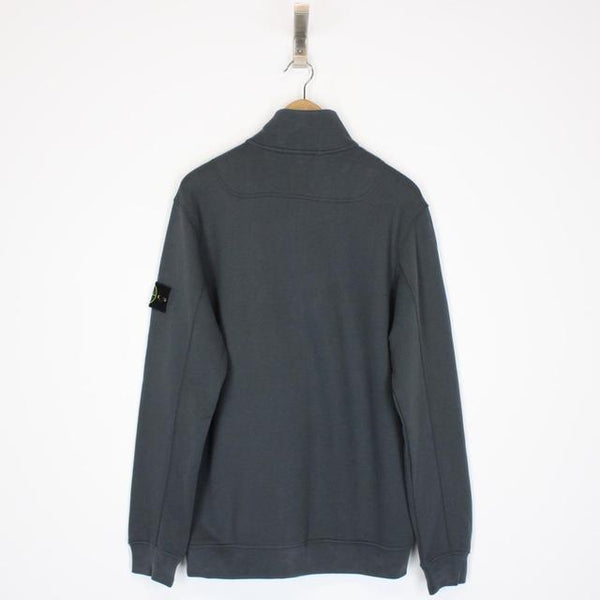 Stone Island AW 2023 Grey 1/4 Zip Sweatshirt Jumper