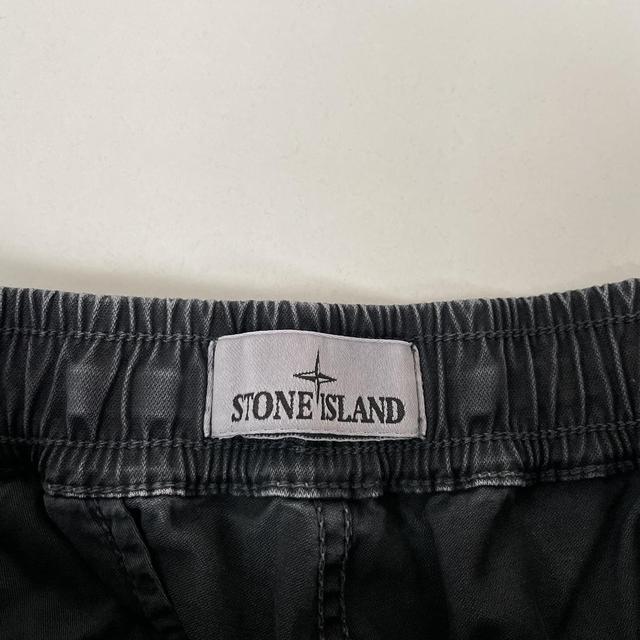 Stone Island AW 2022 Black RE-T Fit Cargo Trousers