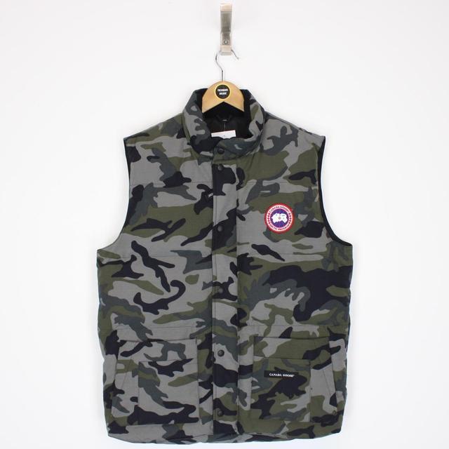 Canada Goose Freestyle Coastal Grey Camo Down Gilet / Bodywarmer