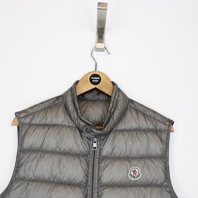 Moncler Grey Down Gui Gilet / Bodywarmer Jacket