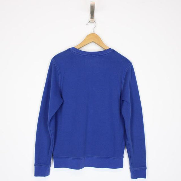 Lacoste Sport Blue Crew Neck Cotton Sweatshirt Jumper