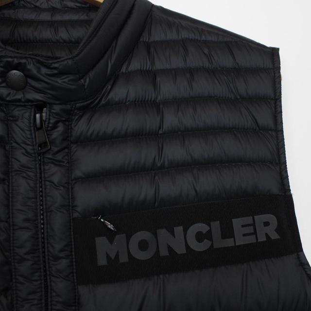 Moncler Black Down Roussilon Gilet / Bodywarmer Jacket