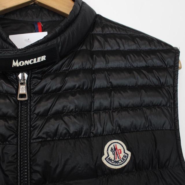 Moncler Black Down Gir Gilet / Bodywarmer Jacket