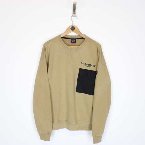 Paul &amp; Shark Tan Brown Sweatshirt Jumper