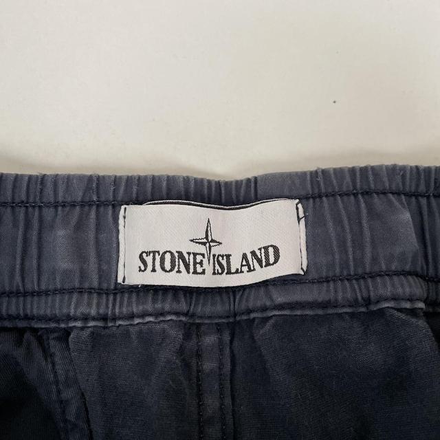 Stone Island AW 2021 Navy Blue RE-T Fit Cargo Trousers